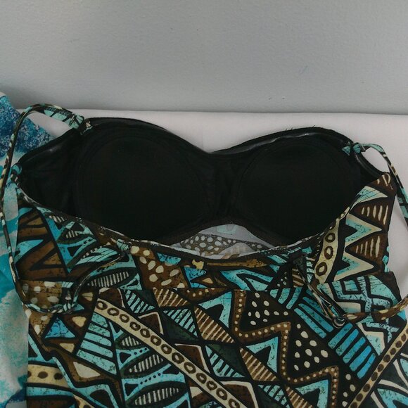 Ann Cole Convertable Tankini Swimsuit Top - Picture 10 of 13